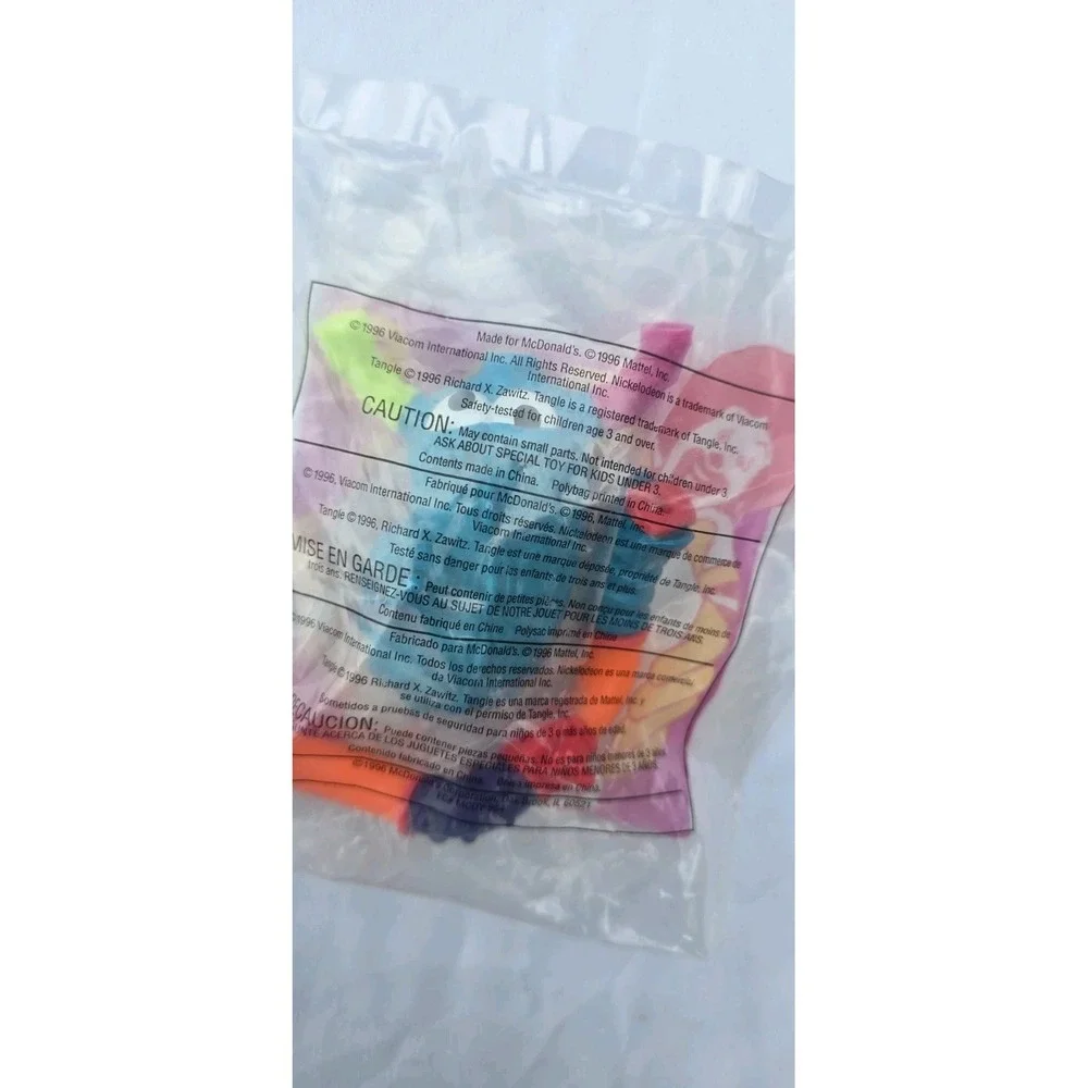 90s McDonald's Happy Meal Toy - Tangle Twist-a-Zoid Figure - 1996 Nickelodeon